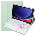 Custodia con tastiera Bluetooth per Samsung Galaxy Tab S10 Lite/S10 FE/S9 FE/S9