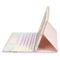 Custodia con tastiera Bluetooth per Samsung Galaxy Tab S10 Lite/S10 FE/S9 FE/S9 - Rosa