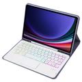 Custodia con tastiera Bluetooth per Samsung Galaxy Tab S10 Lite/S10 FE/S9 FE/S9 - Viola
