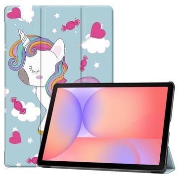 Custodia Smart Folio serie Tri-Fold per Samsung Galaxy Tab S10 Lite - Unicorno