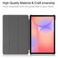 Custodia Smart Folio per Samsung Galaxy Tab S10 Lite Serie Tri-Fold - Grigia