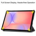 Custodia Smart Folio per Samsung Galaxy Tab S10 Lite Serie Tri-Fold - Grigia