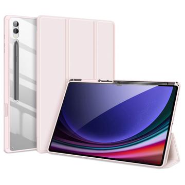 Custodia Smart Folio Tri-Fold Dux Ducis Toby per Samsung Galaxy Tab S10 Ultra - Rosa Chiaro
