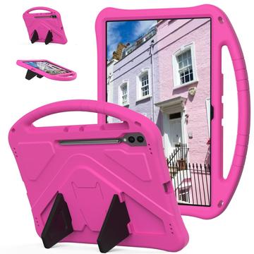Custodia Antiurto per bambini Samsung Galaxy Tab S10 Ultra - Rosa Neon