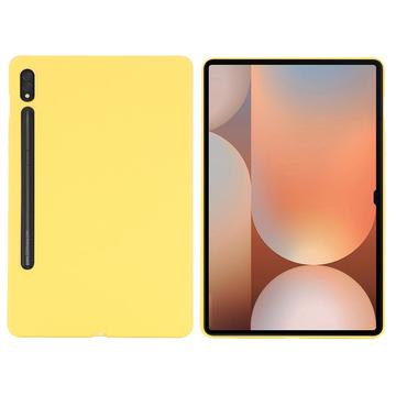Custodia in Silicone Liquido per Samsung Galaxy Tab S10 Ultra - Gialla