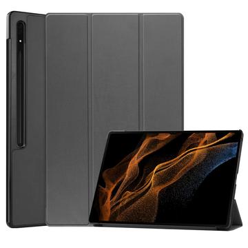 Custodia Smart Folio serie Tri-Fold per Samsung Galaxy Tab S10 Ultra - Grigia