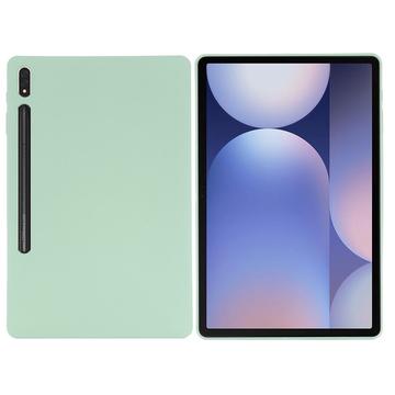 Custodia in Silicone Liquido per Samsung Galaxy Tab S10+ - Verde