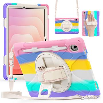 Custodia con Cinturino da Polso Heavy Duty 360 per Samsung Galaxy Tab S11 - Colori Vivaci
