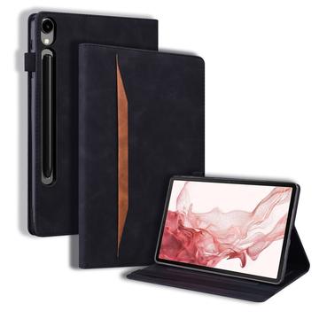 Custodia Folio stile business per Samsung Galaxy Tab S11/S10 Lite/S10 FE/S9 FE/S9/S8/S7 - Nera