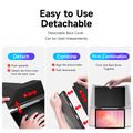 Custodia Folio staccabile 2 in 1 per Samsung Galaxy Tab S11 Dux Ducis Magi - Nera
