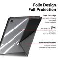 Custodia Folio staccabile 2 in 1 per Samsung Galaxy Tab S11 Dux Ducis Magi - Nera