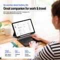 Custodia con tastiera Bluetooth Samsung Galaxy Tab S11 Dux Ducis Serie YK - Nera