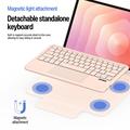 Custodia con tastiera Bluetooth Samsung Galaxy Tab S11 Dux Ducis Serie YK - Rosa