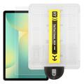 Samsung Galaxy Tab S11/S10 Lite/S10 FE/S9 FE/S9/S8/S7 HD Protezione dello schermo in vetro temperato con strumento di rimozione automatica della polvere - 9H