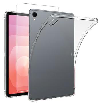 Custodia in TPU Saii 2 in 1 e protezione dello schermo in vetro temperato per Samsung Galaxy Tab S11