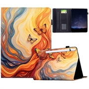 Custodia Smart Folio per Samsung Galaxy Tab S11 - Farfalle arancioni