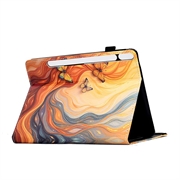 Custodia Smart Folio per Samsung Galaxy Tab S11 - Farfalle arancioni