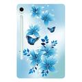 Custodia in TPU Stylish Ultra Sottile per Samsung Galaxy Tab S11 - Farfalla Blu