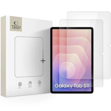 Protezione dello schermo in vetro temperato Samsung Galaxy Tab S11 Tech-Protect Glass Fit+ - 2 pz. - Chiaro