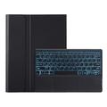 Samsung Galaxy Tab S11 Ultra Custodia con tastiera Bluetooth e touchpad - Nera