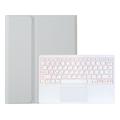 Custodia con tastiera Bluetooth Samsung Galaxy Tab S11 Ultra con touchpad - Grigia