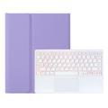 Custodia con tastiera Bluetooth Samsung Galaxy Tab S11 Ultra con touchpad - Lila