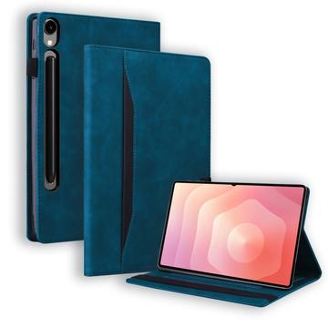 Custodia Folio stile business per Samsung Galaxy Tab S11 Ultra - Blu
