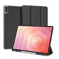 Custodia Smart Folio Tri-Fold Dux Ducis Domo per Samsung Galaxy Tab S11 Ultra - Nera