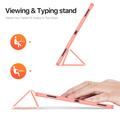 Custodia Smart Folio Tri-Fold Dux Ducis Domo per Samsung Galaxy Tab S11 Ultra - Rosa