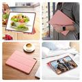 Custodia Smart Folio Tri-Fold Dux Ducis Domo per Samsung Galaxy Tab S11 Ultra - Rosa