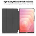 Custodia Smart Folio serie Tri-Fold per Samsung Galaxy Tab S11 Ultra - Nera