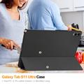 Custodia Smart Folio serie Tri-Fold per Samsung Galaxy Tab S11 Ultra - Nera