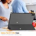 Custodia Smart Folio per Samsung Galaxy Tab S11 Ultra Serie Tri-Fold - Grigia