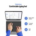 Custodia con tastiera Bluetooth Samsung Galaxy Tab S12 Ultra Dux Ducis Serie YK - Nera