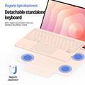Custodia con tastiera Bluetooth Samsung Galaxy Tab S12 Ultra Dux Ducis Serie YK - Rosa
