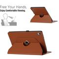Custodia rotante Folio 360 Samsung Galaxy Tab S12+ - Marrone
