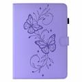 Custodia Butterfly Smart Folio per Samsung Galaxy Tab S12+ con scomparti per carte - Viola