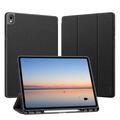 Custodia Smart Folio Tri-Fold Dux Ducis Domo per Samsung Galaxy Tab S12+ - Nera