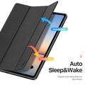 Custodia Smart Folio Tri-Fold Dux Ducis Domo per Samsung Galaxy Tab S12+ - Nera