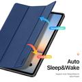 Custodia Smart Folio Tri-Fold Dux Ducis Domo per Samsung Galaxy Tab S12+ - Blu