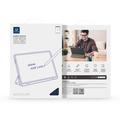 Custodia Smart Folio Tri-Fold Dux Ducis Domo per Samsung Galaxy Tab S12+ - Blu