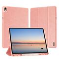 Custodia Smart Folio Tri-Fold Dux Ducis Domo per Samsung Galaxy Tab S12+ - Rosa