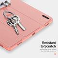Custodia Smart Folio Tri-Fold Dux Ducis Domo per Samsung Galaxy Tab S12+ - Rosa