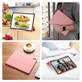 Custodia Smart Folio Tri-Fold Dux Ducis Domo per Samsung Galaxy Tab S12+ - Rosa