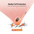 Custodia Smart Folio Tri-Fold Dux Ducis Domo per Samsung Galaxy Tab S12+ - Rosa