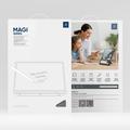 Custodia Folio staccabile 2 in 1 per Samsung Galaxy Tab S12+ Dux Ducis Magi - Grigia
