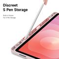 Custodia Folio staccabile 2 in 1 per Samsung Galaxy Tab S12+ Dux Ducis Magi - Rosa