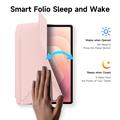 Custodia Folio staccabile 2 in 1 per Samsung Galaxy Tab S12+ Dux Ducis Magi - Rosa