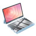 Dux Ducis Toby Custodia Smart Folio Tri-Fold per Samsung Galaxy Tab S12+ - Baby Blu