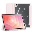 Dux Ducis Toby Custodia Smart Folio Tri-Fold per Samsung Galaxy Tab S12+ - Rosa Chiaro